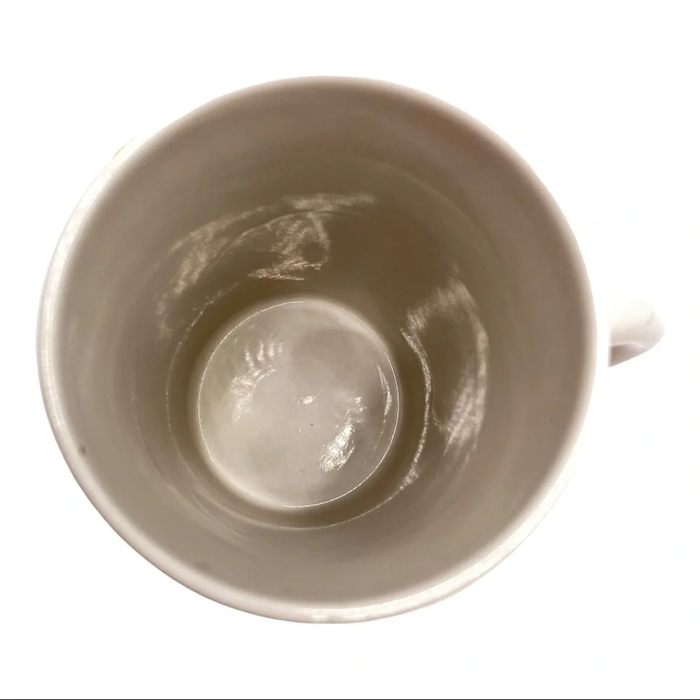 Starbucks Embossed Scroll Pattern with Starbucks Logo 10oz Mug 2010 Red/White
